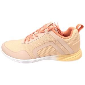 Vionic Women's Orthopedic Walking Sneakers Peach JoJo Ombre Mesh Lace Up 8 Wide